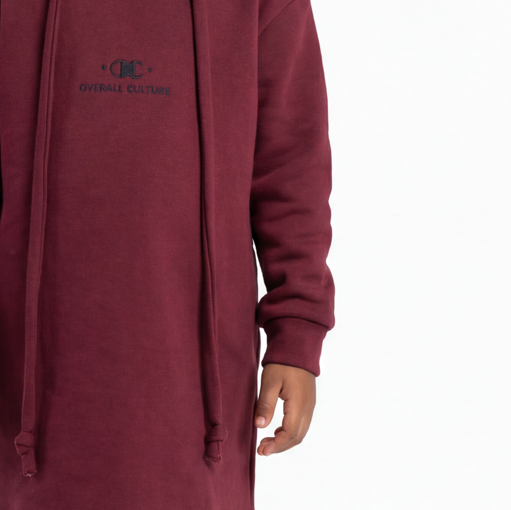 Cozy Blossom Girls winnter hooded Dress