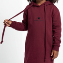 Cozy Blossom Girls winnter hooded Dress